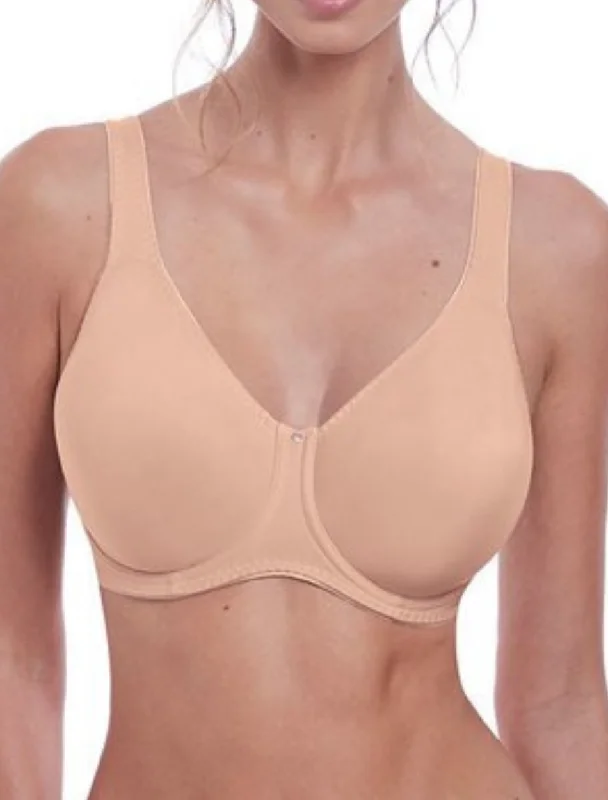 Fantasie Aura Underwire Molded Full Cup Bra, Natural Beige Breathable Full Coverage