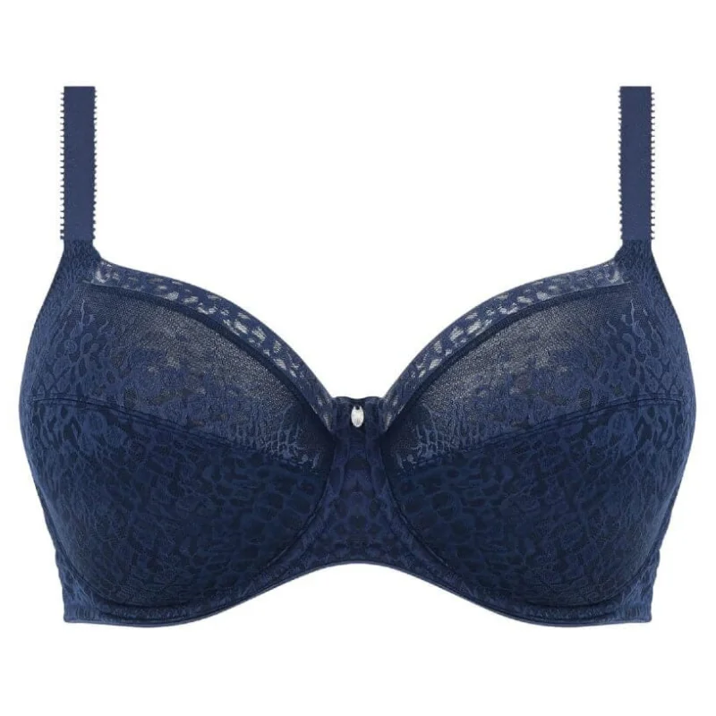 Fantasie Envisage Side Support Bra Navy Lace Back Bra