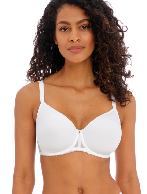 Freya Signature UW Molded Spacer Bra, White | White Molded Spacer Bra Lightly Padded Bra