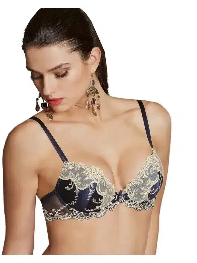 Lise Charmel Marine Splendeur Soie Contour Bra Soft Cotton Bra