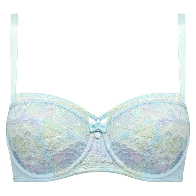 Marlies Dekkers Mariposa Balcony Bra Aqua Blue Sexy Underwire Bra