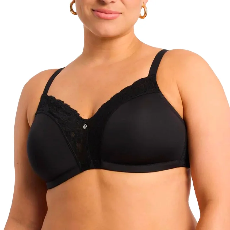 Wire-Free Dream Bra 9326 - Black Cozy Wire-Free Bra