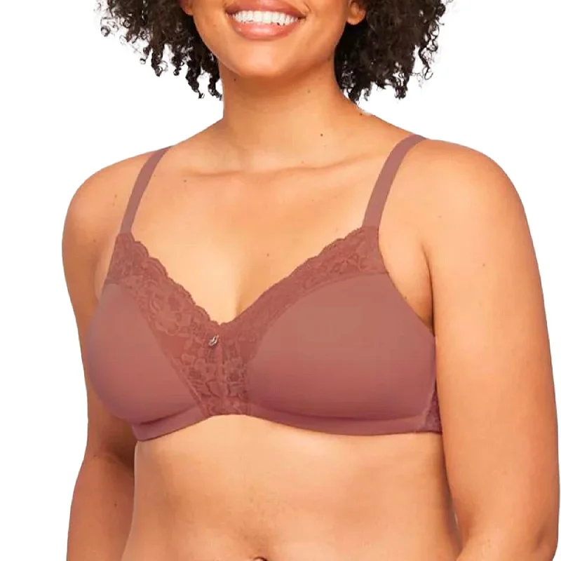 Wire-Free Dream Bra 9326 - Pecan Adjustable Comfort Bra