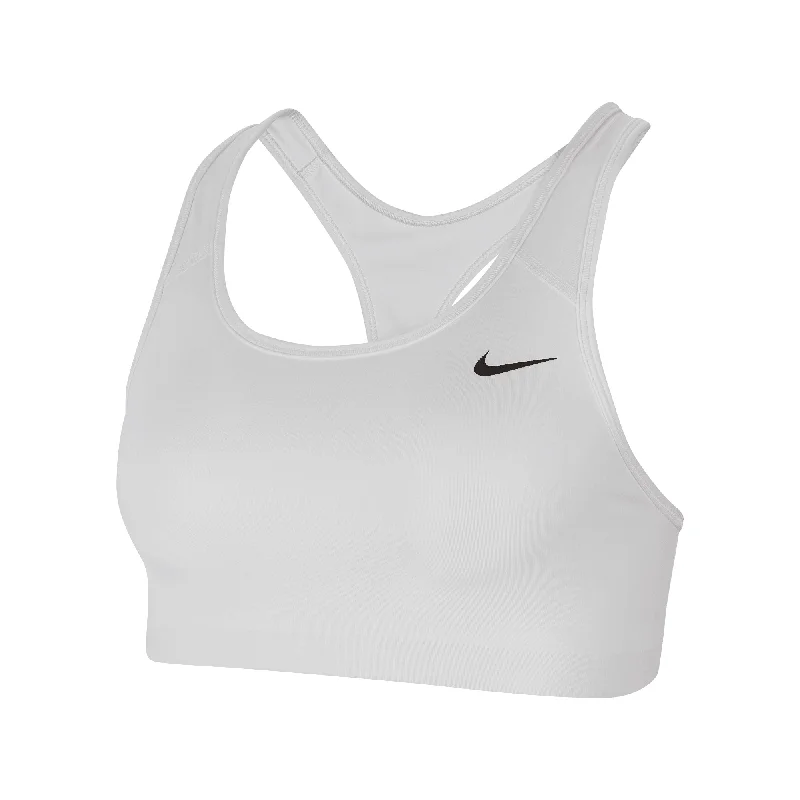 NIKE Women's Medium-Support Non-Padded White Sports Bra Multi-Way Bra Design