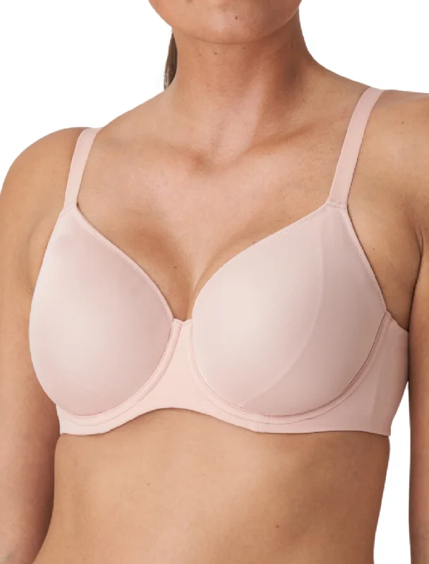 PrimaDonna Figuras Spacer Full Cup Wire Bra, Powder Rose | Rose Primadonna Figuras bra Soft Lace Bralette