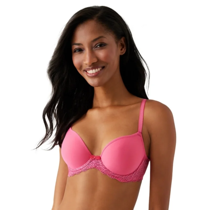 Wacoal La Femme Plunge Bra Hot Pink Sexy Lace Bralette