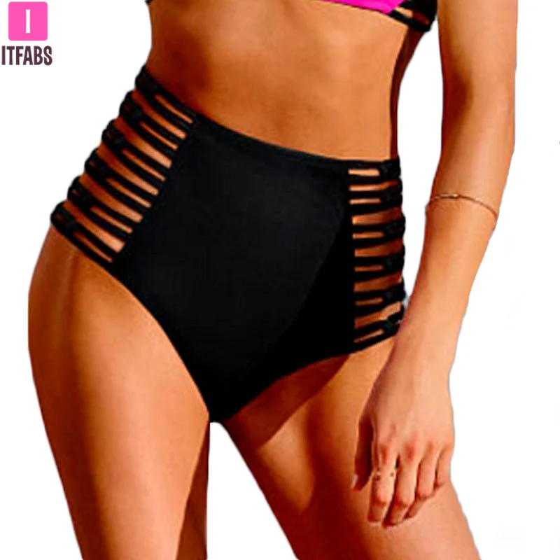 High Waist Women Beachwear Panty 2020 Summer Sexy Hollow Out Bandage Bikini Bottom Swimsuits Swimwear Clothings Biquinis Lace Back Bikini High Waist Women Beachwear Panty 2020 Summer Sexy Hollow Out Bandage Bikini Bottom Swimsuits Swimwear Clothings Biquinis Lace Back Bikini