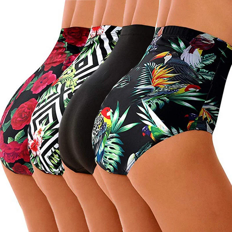 Hirigin High Waist Bikini Shorts Plus Size Women Swimwear Pants Flower Sexy Bathing Suit 2019 New Women Swimming Bikini Bottoms Halter Top Bikini Hirigin High Waist Bikini Shorts Plus Size Women Swimwear Pants Flower Sexy Bathing Suit 2019 New Women Swimming Bikini Bottoms Halter Top Bikini
