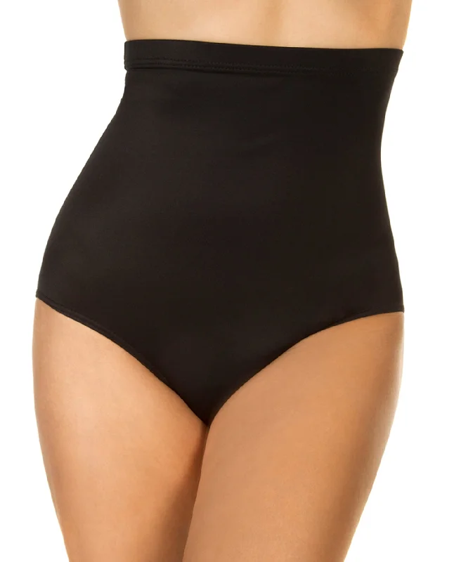 Miraclesuit Black Super High Waisted Brief Tankini Bottom Tie-Back Swimwear