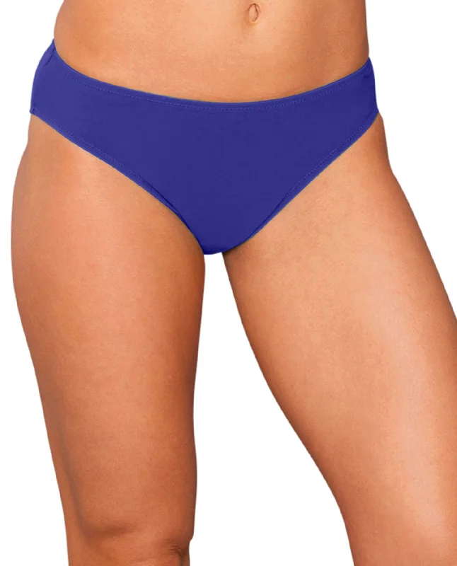 Profile By Gottex Lapis Brief Swim Bottom Shiny One-Piece Swimsuit