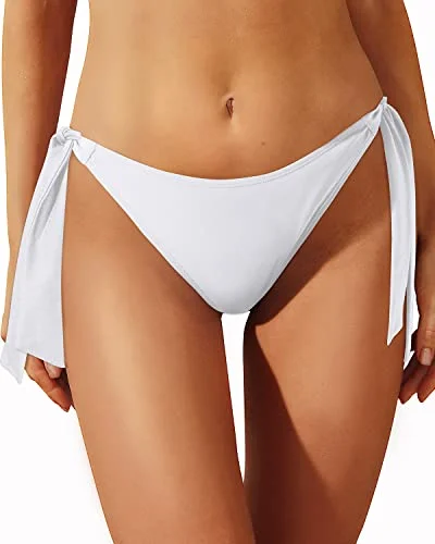 String Tie Side Low Rise Bikini Bottom for Women Full Coverage Swim Bottom Mesh Detail Bikini String Tie Side Low Rise Bikini Bottom for Women Full Coverage Swim Bottom Mesh Detail Bikini