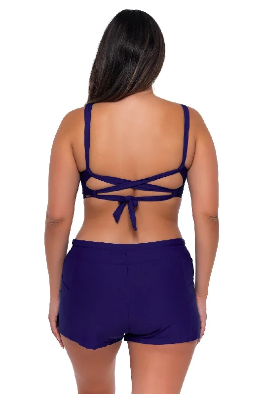 Sunsets Escape Indigo Laguna Swim Short Trendy Swimsuit Bottoms