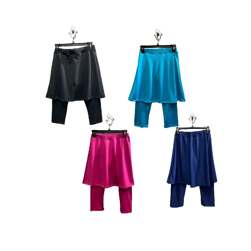 Swim Leggings w Attached Skirt, Mini Flared Skirt with Leggings, Quick Drying Skirted Leggings, 2-in-1 skirt leggings, Swim Skirt, Swimwear Stylish Cover-Up Set Swim Leggings w Attached Skirt, Mini Flared Skirt with Leggings, Quick Drying Skirted Leggings, 2-in-1 skirt leggings, Swim Skirt, Swimwear Stylish Cover-Up Set