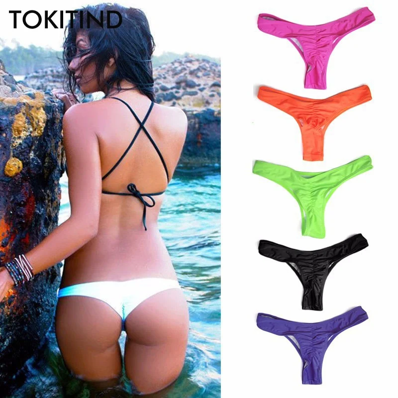 TOKITIND 2020 Cheeky Bottom Sexy Brazilian Mini Thong V Shape G-String Bikini Beach Underwear Swimwear Briefs Swimsuit Panties Deep-V Swimsuit Design TOKITIND 2020 Cheeky Bottom Sexy Brazilian Mini Thong V Shape G-String Bikini Beach Underwear Swimwear Briefs Swimsuit Panties Deep-V Swimsuit Design