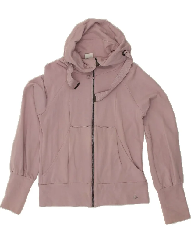 ADIDAS Womens Tracksuit Top Jacket UK 12 Medium Pink Cotton Boat Neck Shawl Collar Notched Collar ADIDAS Womens Tracksuit Top Jacket UK 12 Medium Pink Cotton Boat Neck Shawl Collar Notched Collar