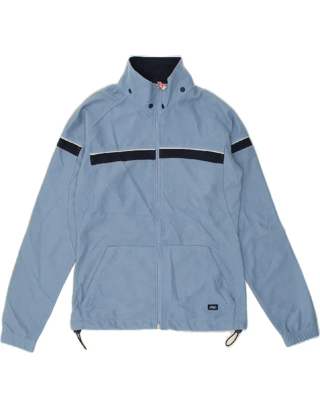 ASICS Womens Tracksuit Top Jacket UK 12 Medium Blue Polyester Trench Coat Raincoat Waterproof Jacket ASICS Womens Tracksuit Top Jacket UK 12 Medium Blue Polyester Trench Coat Raincoat Waterproof Jacket