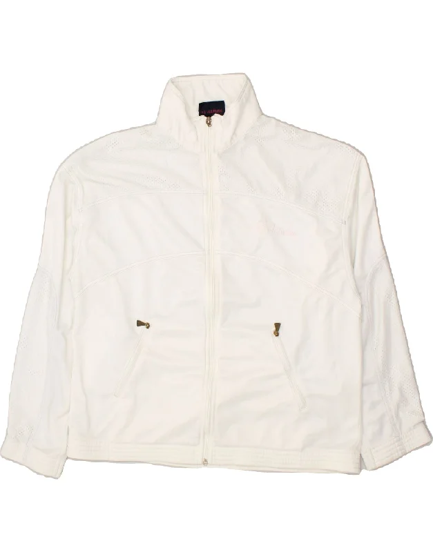 AUSTRALIAN Womens Tracksuit Top Jacket EU 44 XL White Denim Jacket Leather Jacket Suede Jacket AUSTRALIAN Womens Tracksuit Top Jacket EU 44 XL White Denim Jacket Leather Jacket Suede Jacket