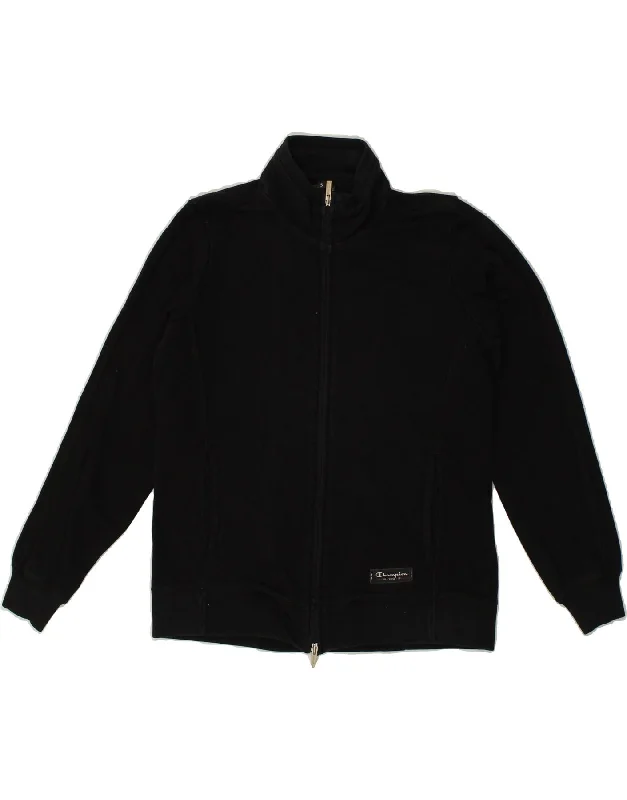CHAMPION Womens Tracksuit Top Jacket UK 10 Small Black Cotton Plaid Jacket Tartan Jacket Houndstooth Jacket CHAMPION Womens Tracksuit Top Jacket UK 10 Small Black Cotton Plaid Jacket Tartan Jacket Houndstooth Jacket