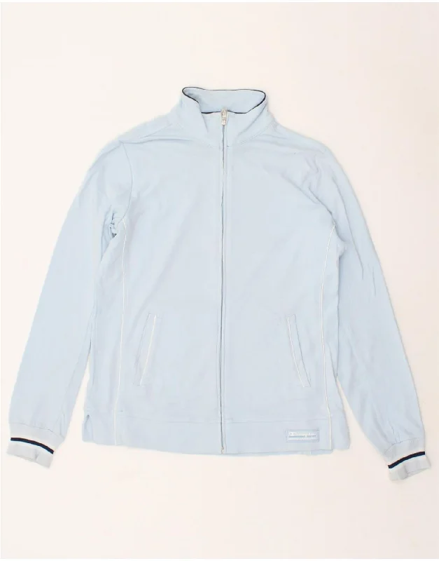 CHAMPION Womens Tracksuit Top Jacket UK 10 Small Blue Cotton Appliqued Jacket Beaded Jacket Sequined Jacket CHAMPION Womens Tracksuit Top Jacket UK 10 Small Blue Cotton Appliqued Jacket Beaded Jacket Sequined Jacket