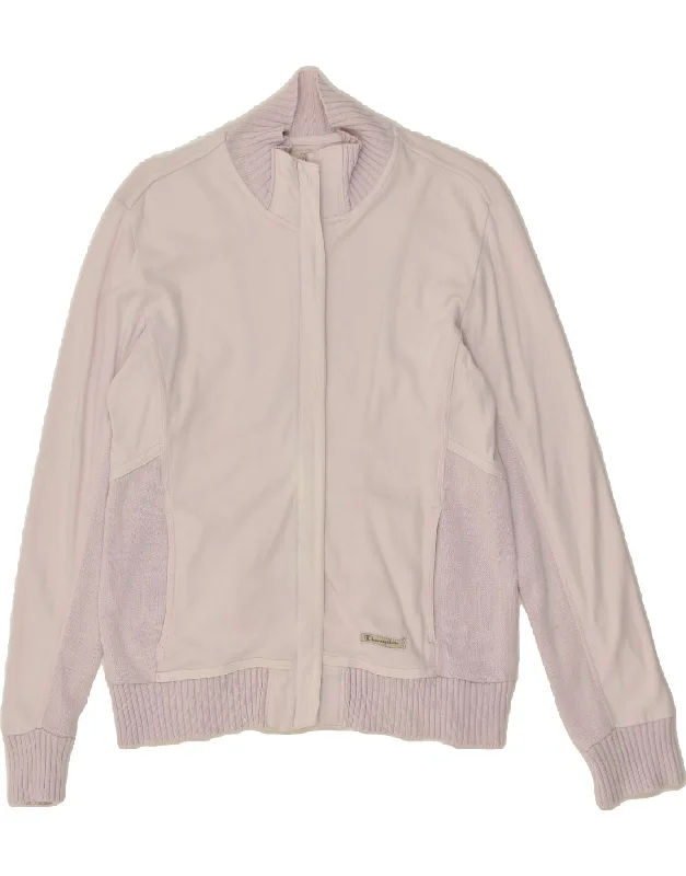 CHAMPION Womens Tracksuit Top Jacket UK 14 Medium Pink Cotton Quilted Jacket Puffer Jacket Insulated Jacket CHAMPION Womens Tracksuit Top Jacket UK 14 Medium Pink Cotton Quilted Jacket Puffer Jacket Insulated Jacket