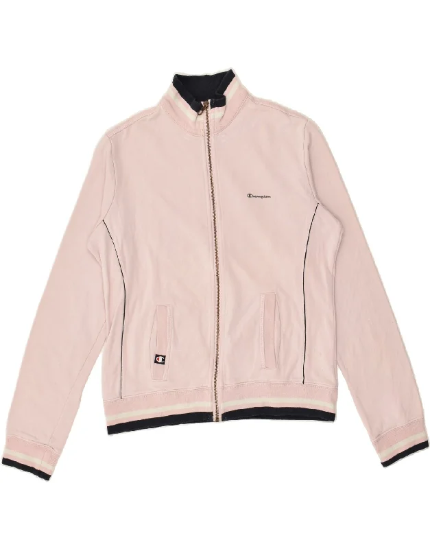 CHAMPION Womens Tracksuit Top Jacket UK 18 XL Pink Cotton Nylon Jacket Polyester Jacket Spandex Jacket CHAMPION Womens Tracksuit Top Jacket UK 18 XL Pink Cotton Nylon Jacket Polyester Jacket Spandex Jacket