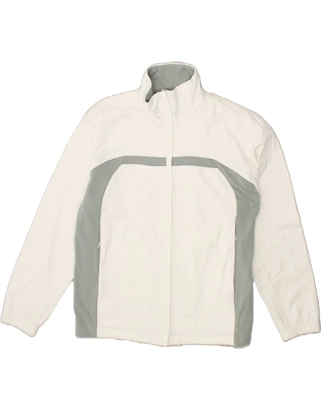 DIADORA Womens Graphic Tracksuit Top Jacket UK 12 Medium Off White Tailored Jacket Straight Jacket A-Line Jacket DIADORA Womens Graphic Tracksuit Top Jacket UK 12 Medium Off White Tailored Jacket Straight Jacket A-Line Jacket