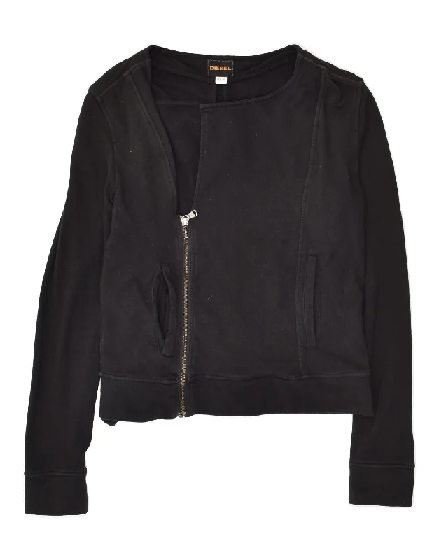 DIESEL Womens Tracksuit Top Jacket UK 14 Medium Black Anorak Shell Jacket Lightweight Jacket DIESEL Womens Tracksuit Top Jacket UK 14 Medium Black Anorak Shell Jacket Lightweight Jacket