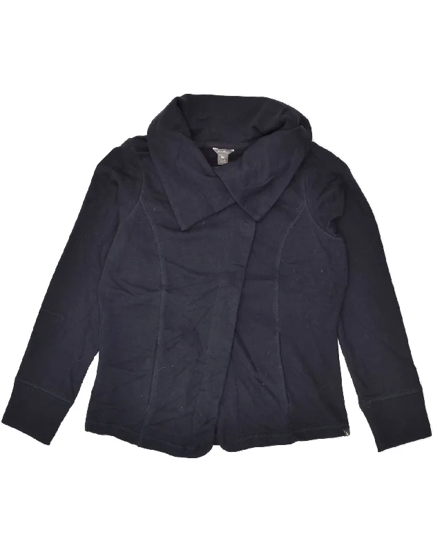 EDDIE BAUER Womens Tracksuit Top Jacket UK 14 Large Navy Blue Cotton Faux Fur Jacket Real Fur Jacket Shearling Jacket EDDIE BAUER Womens Tracksuit Top Jacket UK 14 Large Navy Blue Cotton Faux Fur Jacket Real Fur Jacket Shearling Jacket