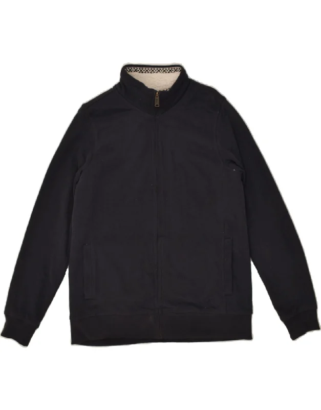 FAT FACE Womens Tracksuit Top Jacket UK 12 Medium Navy Blue Cotton Faux Fur Jacket Real Fur Jacket Shearling Jacket FAT FACE Womens Tracksuit Top Jacket UK 12 Medium Navy Blue Cotton Faux Fur Jacket Real Fur Jacket Shearling Jacket
