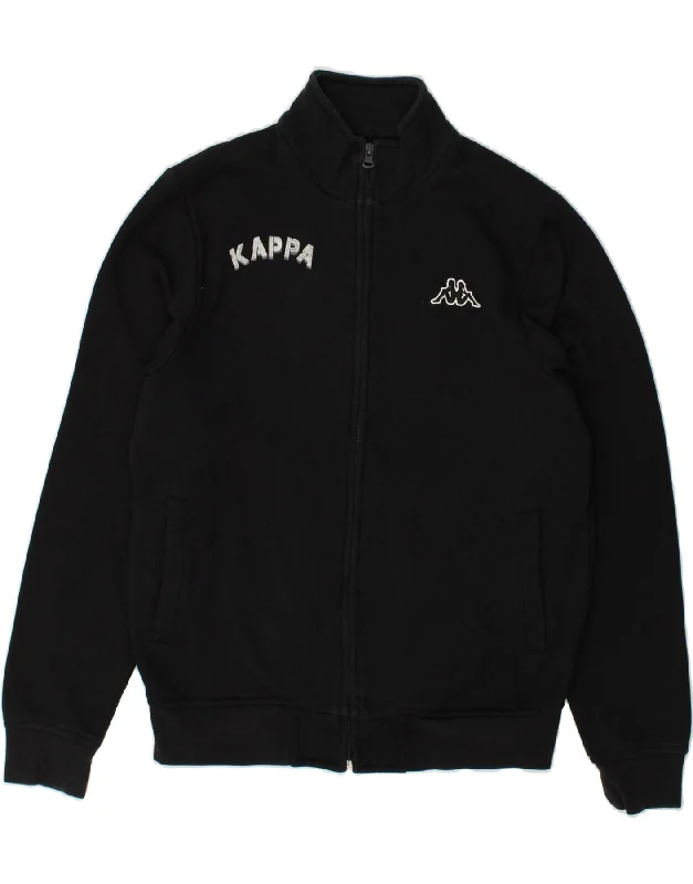KAPPA Womens Tracksuit Top Jacket UK 14 Medium Black Cotton Herringbone Jacket Houndstooth Jacket Plaid Jacket KAPPA Womens Tracksuit Top Jacket UK 14 Medium Black Cotton Herringbone Jacket Houndstooth Jacket Plaid Jacket