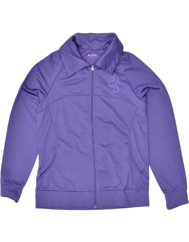 LOTTO Womens Tracksuit Top Jacket UK 16 Large Purple Polyester Elasticated Jacket Padded Jacket Insulated Jacket LOTTO Womens Tracksuit Top Jacket UK 16 Large Purple Polyester Elasticated Jacket Padded Jacket Insulated Jacket