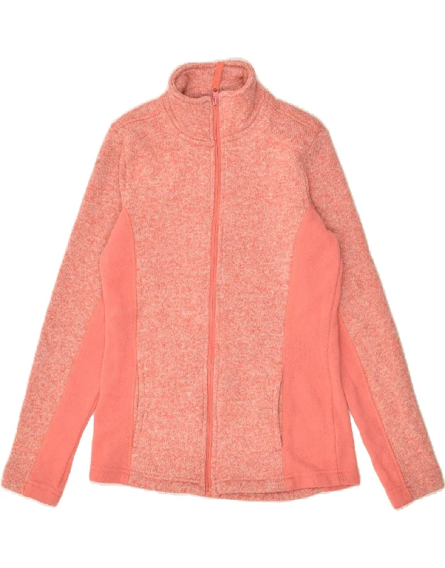 MOUNTAIN WAREHOUSE Womens Tracksuit Top Jacket UK 10 Small Pink Polyester Zip Front Button Front Snap Front MOUNTAIN WAREHOUSE Womens Tracksuit Top Jacket UK 10 Small Pink Polyester Zip Front Button Front Snap Front