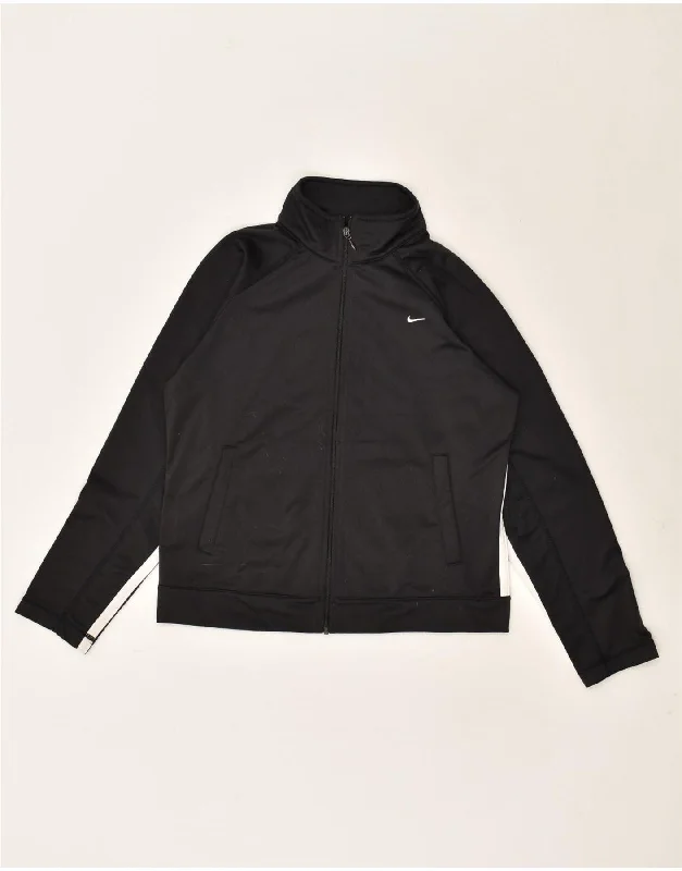 NIKE Womens Tracksuit Top Jacket Size 4-6 Small Black Colourblock Wool Jacket Cashmere Jacket Tweed Jacket NIKE Womens Tracksuit Top Jacket Size 4-6 Small Black Colourblock Wool Jacket Cashmere Jacket Tweed Jacket