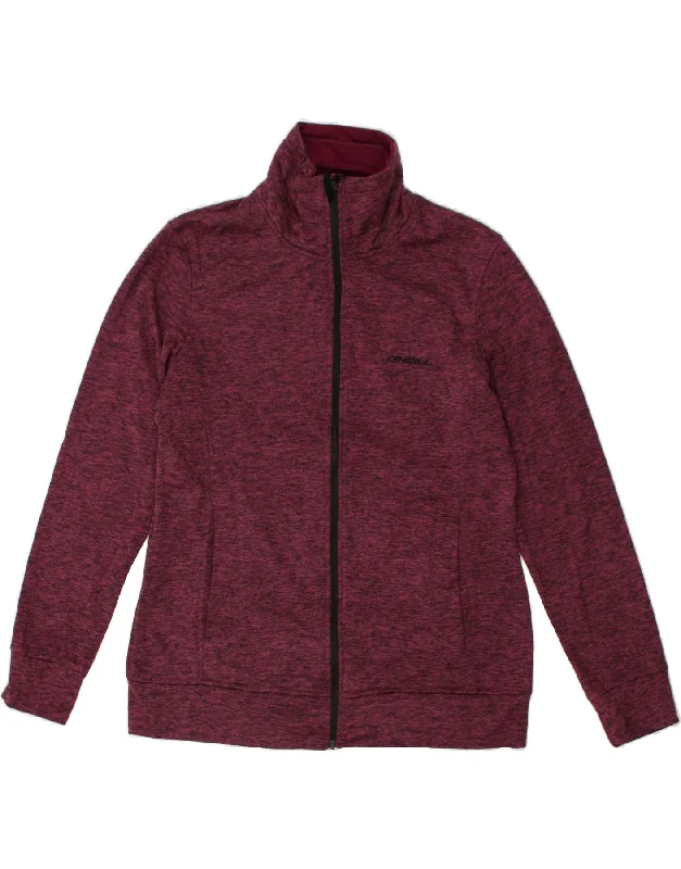 O'NEILL Womens Tracksuit Top Jacket UK 18 XL Maroon Flecked Polyester Jacket Blazer Coat O'NEILL Womens Tracksuit Top Jacket UK 18 XL Maroon Flecked Polyester Jacket Blazer Coat