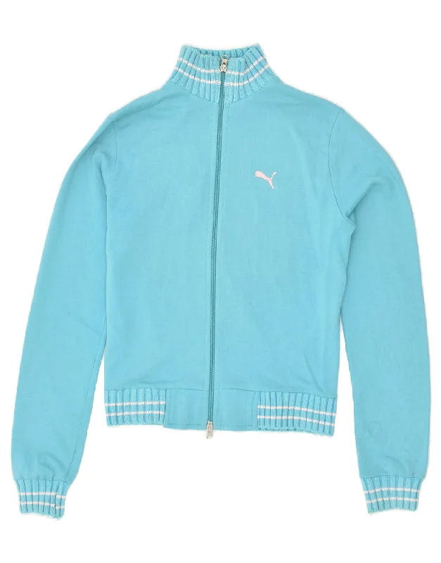 PUMA Womens Tracksuit Top Jacket UK 14 Medium Blue Cotton Denim Jacket Leather Jacket Suede Jacket PUMA Womens Tracksuit Top Jacket UK 14 Medium Blue Cotton Denim Jacket Leather Jacket Suede Jacket