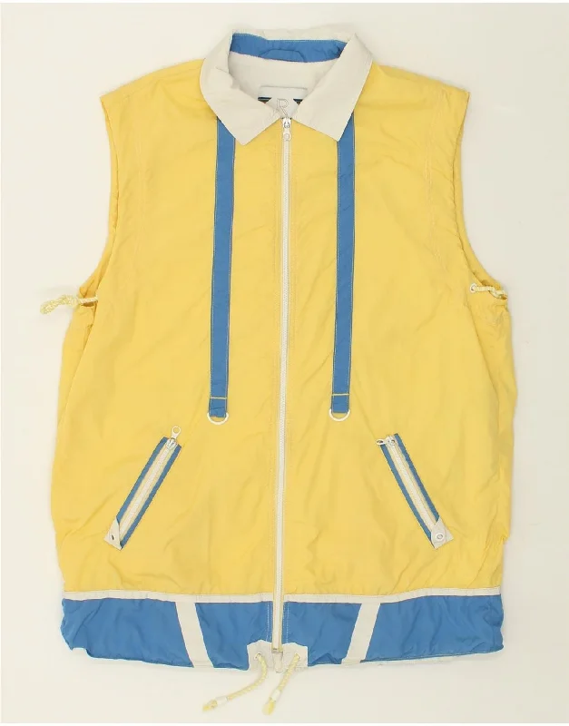 RAVENS Womens Graphic Sleeveless Tracksuit Top Jacket UK 16 Large Yellow Denim Jacket Leather Jacket Suede Jacket RAVENS Womens Graphic Sleeveless Tracksuit Top Jacket UK 16 Large Yellow Denim Jacket Leather Jacket Suede Jacket