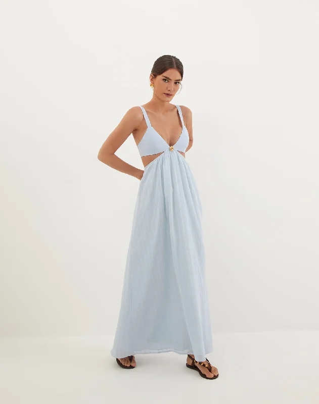 Alissa Maxi Dress - Serenade Comfortable Cotton Maxi Dress