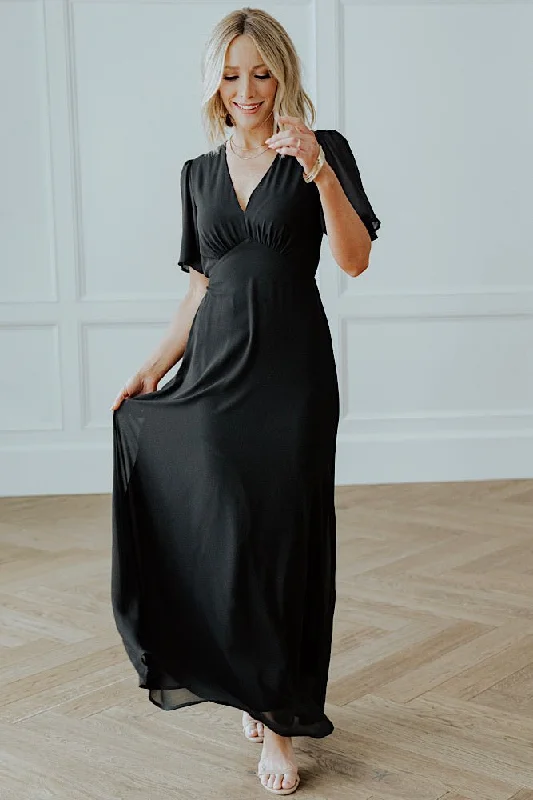 Esti Maxi Dress | Black Fashionable Sleeveless Maxi Dress