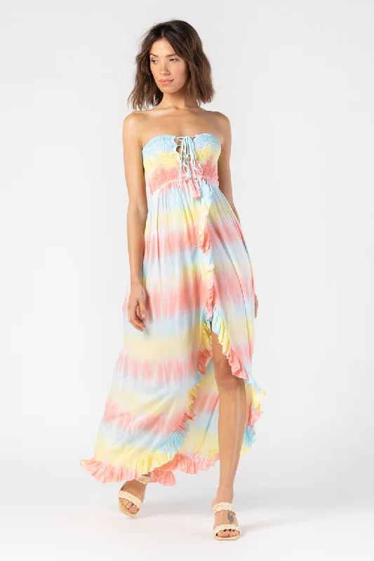 Flynn Maxi Dress Fashionable Maxi Dress with Fringe