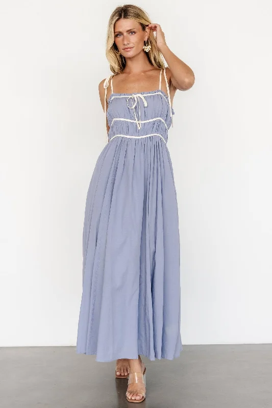 Kerstin Tank Maxi Dress | Peri Blue Classic Solid Maxi Dress