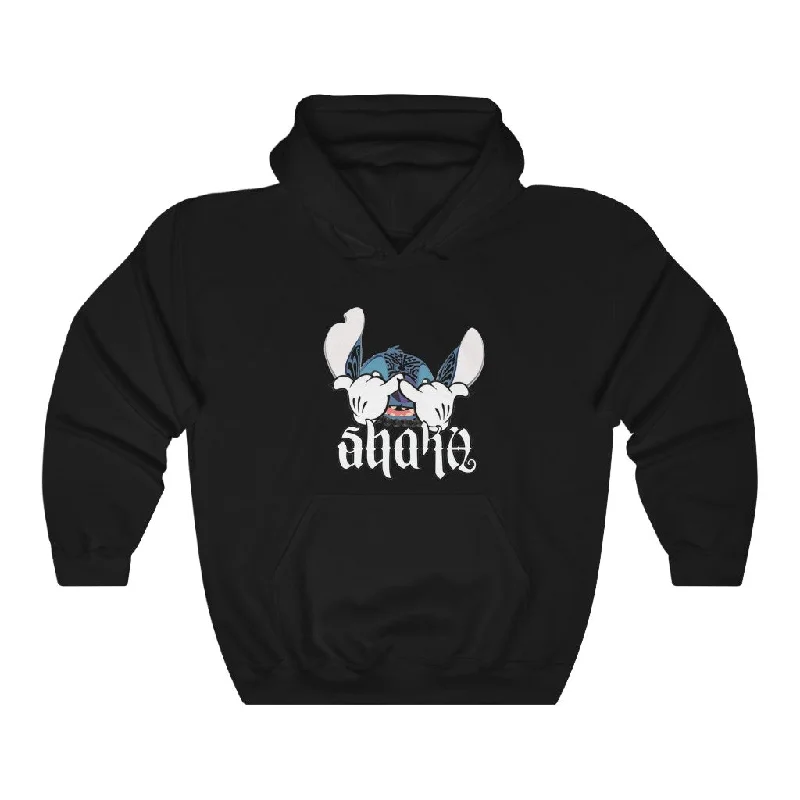 Aloha Shaka Unisex Heavy Blend™ Hooded Sweatshirt Hoodie with Patch Decorative Personalized