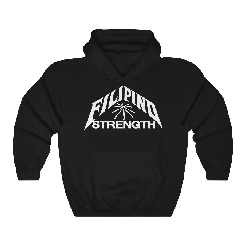 Filipino Strength Swords Hoody Hoodie with Elastic Waist Stretchable Comfortable