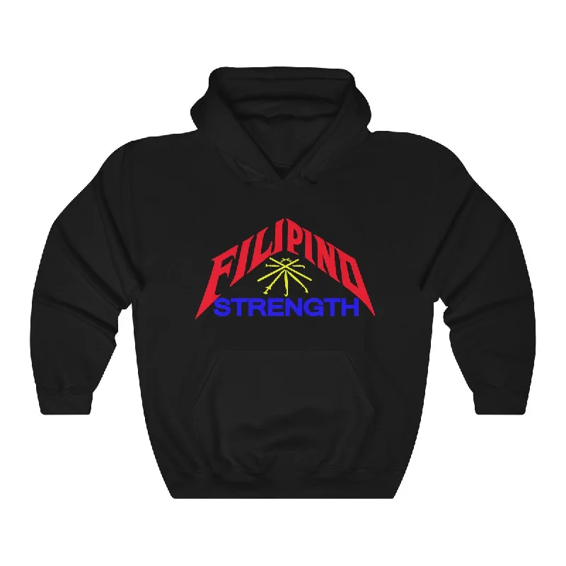 Filipino Strength Swords Traditional Hoody Hoodie with V-Neck Classic Versatile