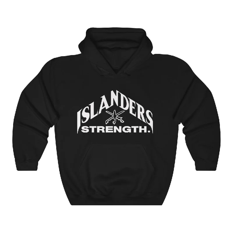 Islanders Strength Unisex Heavy Blend™ Hooded Sweatshirt Hoodie with Sequins Glamorous Eye-catching