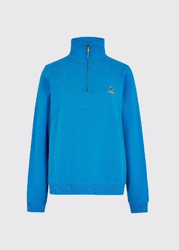 Castlemartyr sweatshirt - Greek Blue Hoodie with Drop Shoulder Relaxed Streetwear