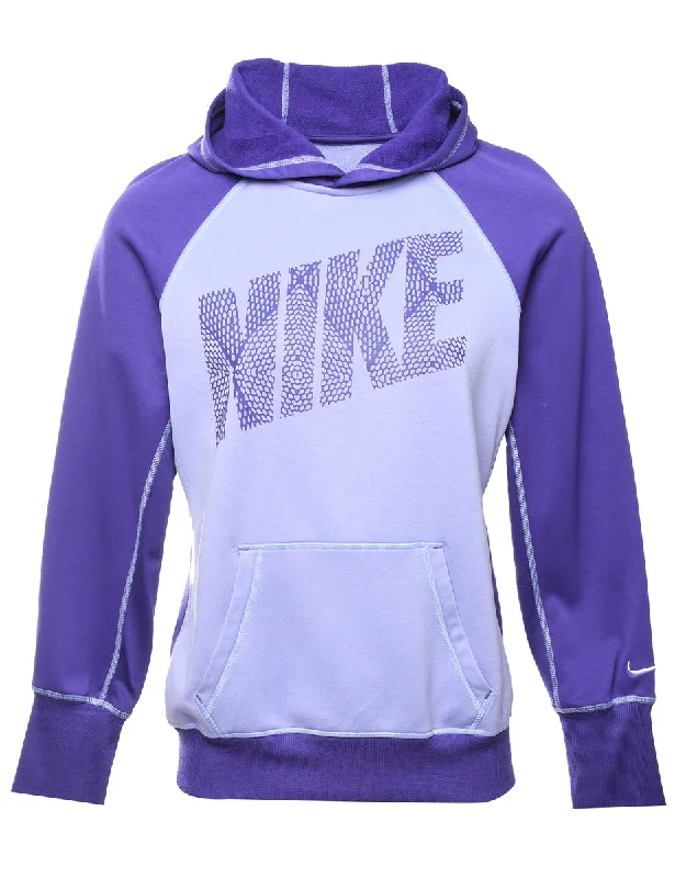 Nike Printed Hoodie - M Hoodie with Contrast Stitching Detailed Premium