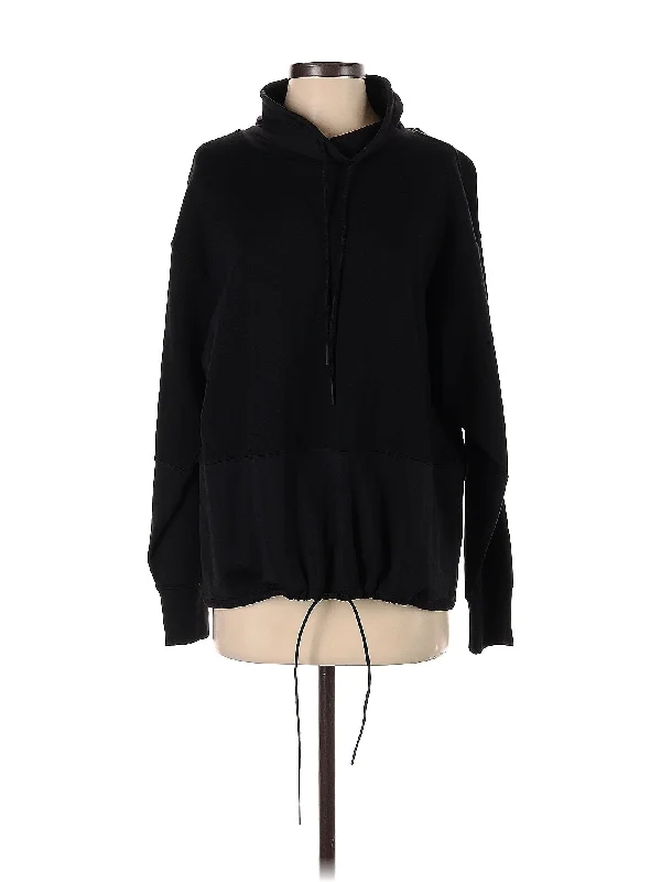 Zip Up Hoodie Hoodie with Raw Hem Edgy Unfinished