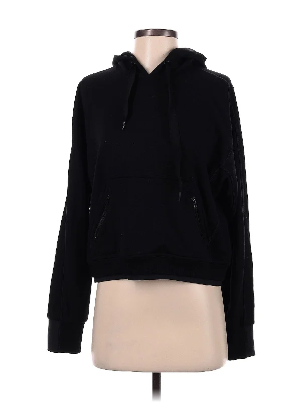 Zip Up Hoodie Hoodie with Lace Feminine Delicate