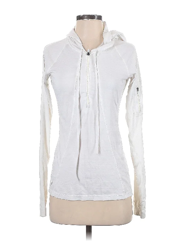 Zip Up Hoodie Hoodie with Raw Hem Edgy Unfinished