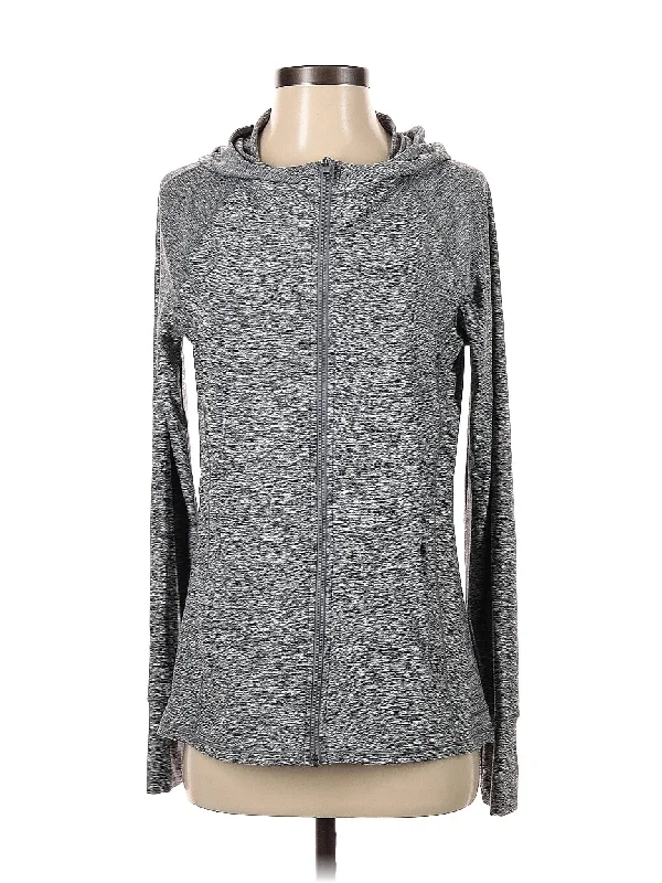 Zip Up Hoodie Hoodie with Bell Sleeves Flared Feminine